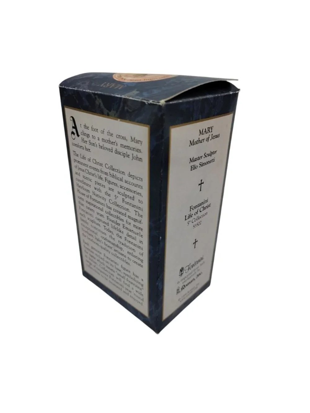 Fontanini Mary Nativity Figurine 53502BX w/ Box Story Card Roman Italy 5 Inch